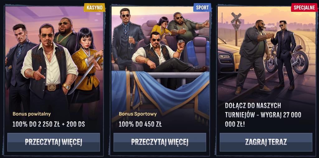 Najlepsze bonusy i promocje w Mafia Casino